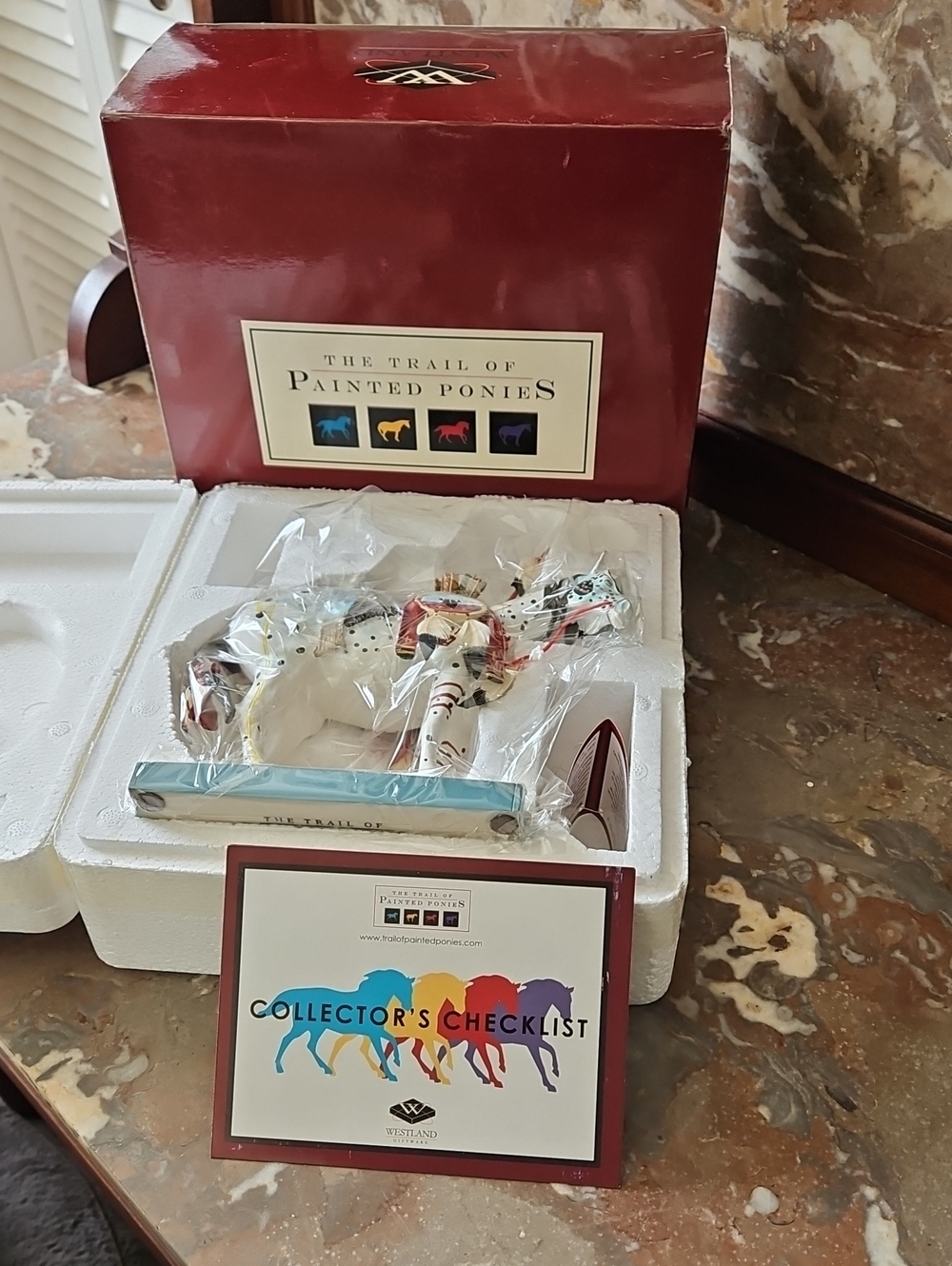 NWT Vintage 2003 Trail Of Painted Ponies #1452 War Pony # 16E/0003